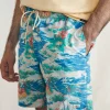 Swim | Faherty Brand Sunwashed Trunk - Marine Tropics