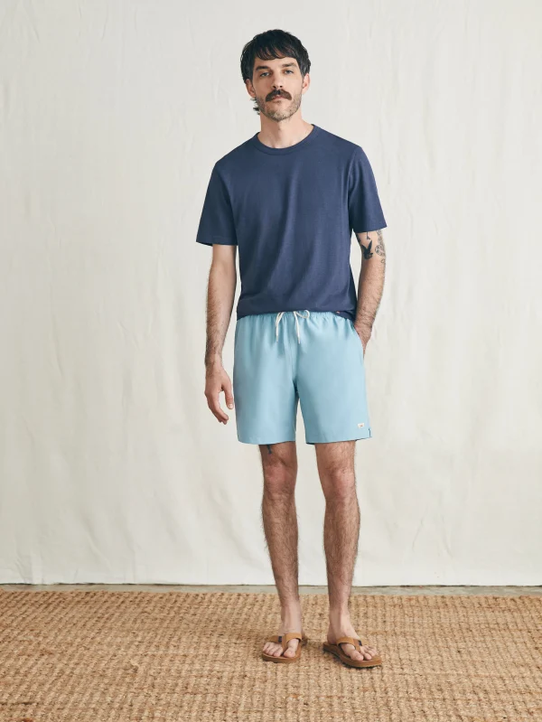 Swim | Faherty Brand Sunwashed Trunk - Patina Pool