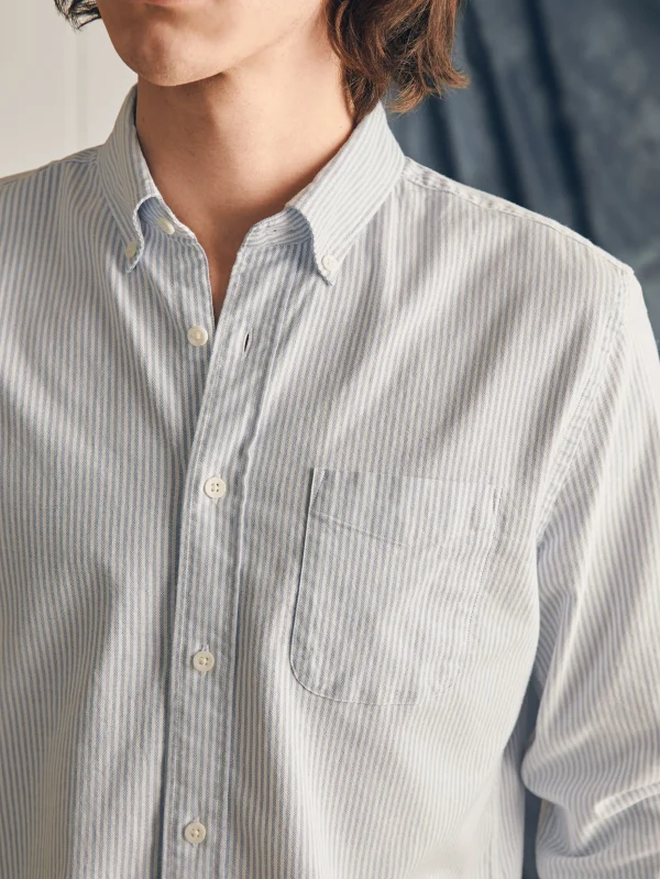 Shirts | Faherty Brand Supima Oxford Shirt - Classic Stripe