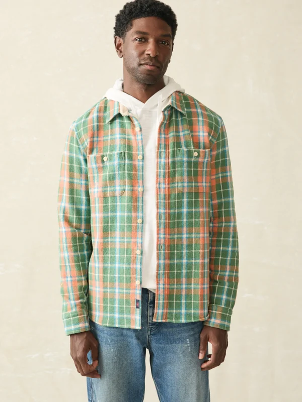 Shirts | Faherty Brand Surf Flannel - Forest Hollow Plaid