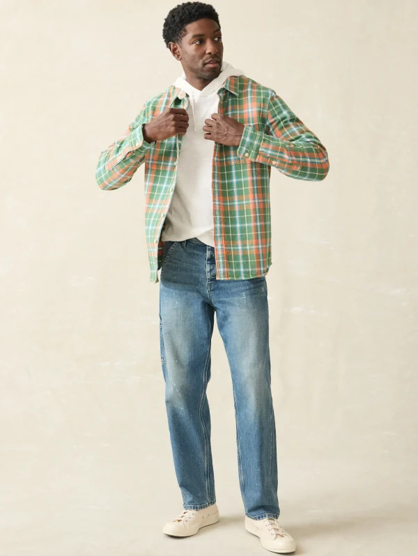 Shirts | Faherty Brand Surf Flannel - Forest Hollow Plaid