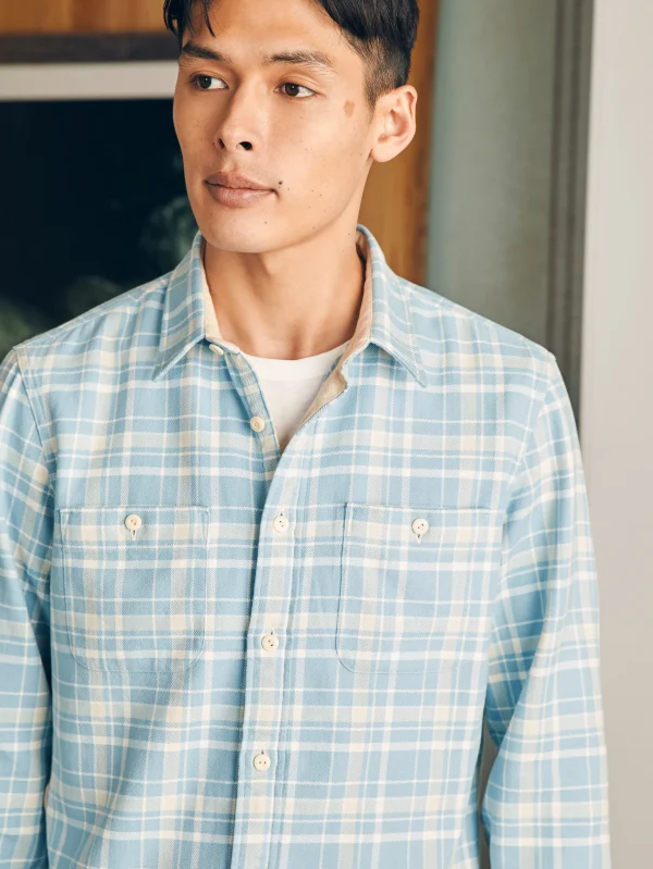 Shirts | Faherty Brand Surf Flannel - Seabrooks Sands Plaid