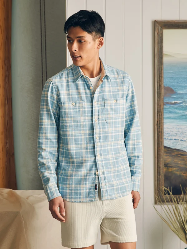 Shirts | Faherty Brand Surf Flannel - Seabrooks Sands Plaid