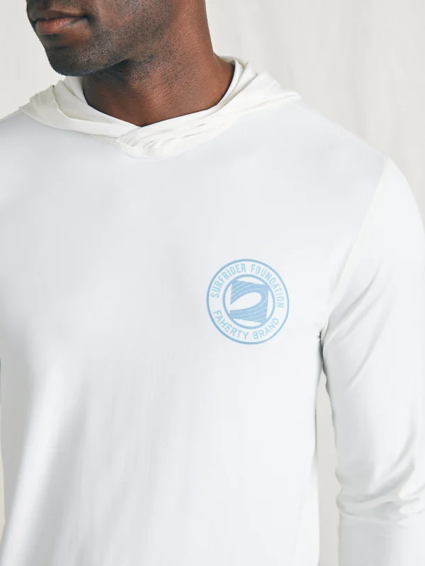 Hoodies & Sweatshirts | Faherty Brand Surfrider Shorelite UPF Hoodie - Pure White