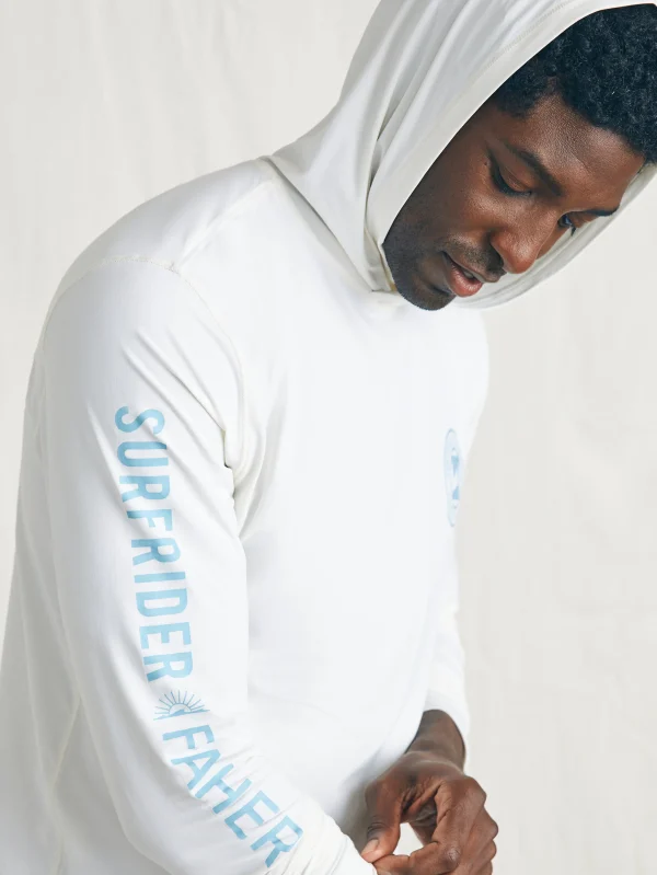 Hoodies & Sweatshirts | Faherty Brand Surfrider Shorelite UPF Hoodie - Pure White