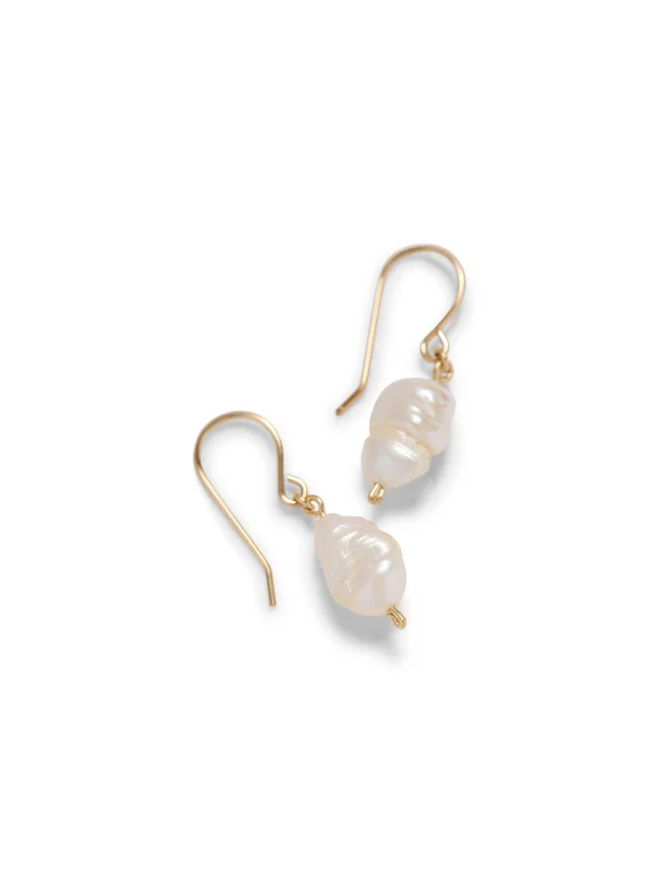 Jewelry | Faherty Brand Swell Life Baroque Earrings - Pearl