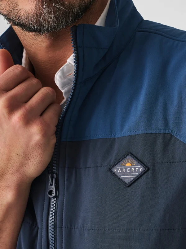 Jackets & Vests | Faherty Brand The Movement™ Vest - Blue Nights