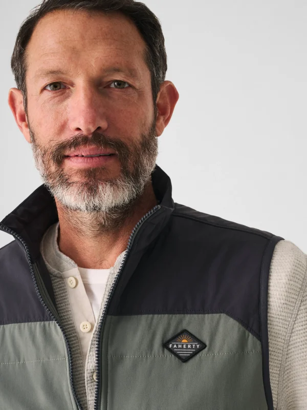 Jackets & Vests | Faherty Brand The Movement™ Vest - Rock Sand