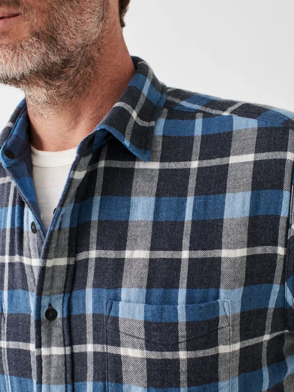 Shirts | Faherty Brand The Reversible Shirt - Cobalt Nights Buffalo