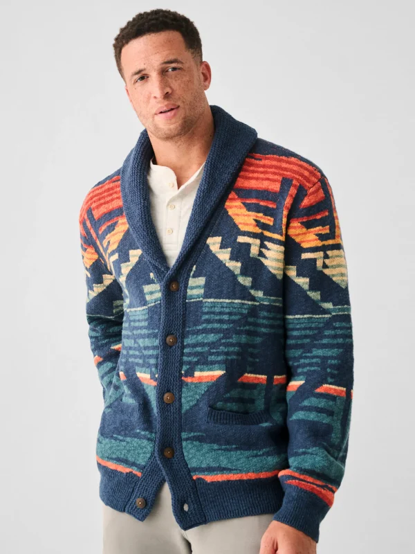 Sweaters | Faherty Brand Thunder Voice Eagle Cardigan - Terranea