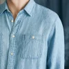 Shirts | Faherty Brand Tried & True Chambray Workshirt - Vintage Indigo