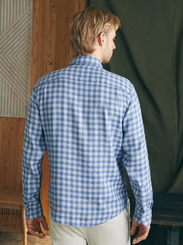 Shirts | Faherty Brand Weekend Blend Shirt - Rockville Blue Plaid