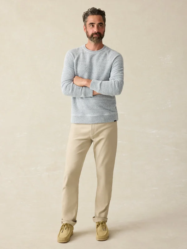 Hoodies & Sweatshirts | Lounge | Faherty Brand Crew - Whitewater