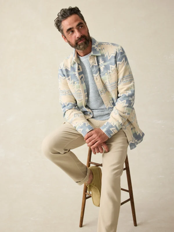 Hoodies & Sweatshirts | Lounge | Faherty Brand Crew - Whitewater