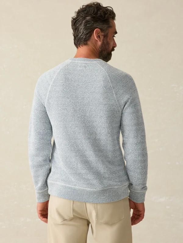 Hoodies & Sweatshirts | Lounge | Faherty Brand Crew - Whitewater