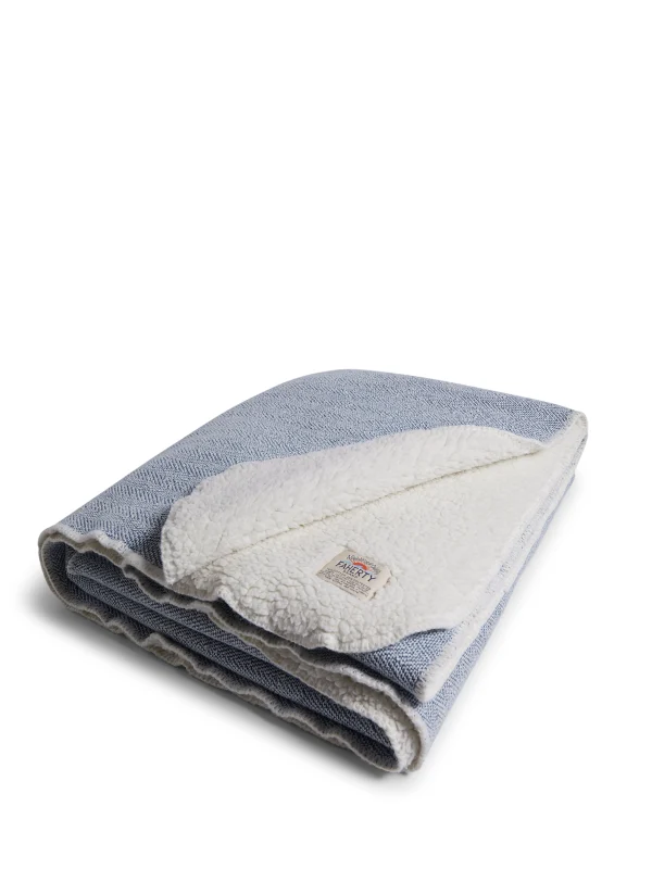 Home & More | Home & More | Faherty Brand High Pile Fleece Blanket - Whitewater