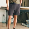 Shorts | Lounge | Faherty Brand Whitewater Sweatshort - Washed Black