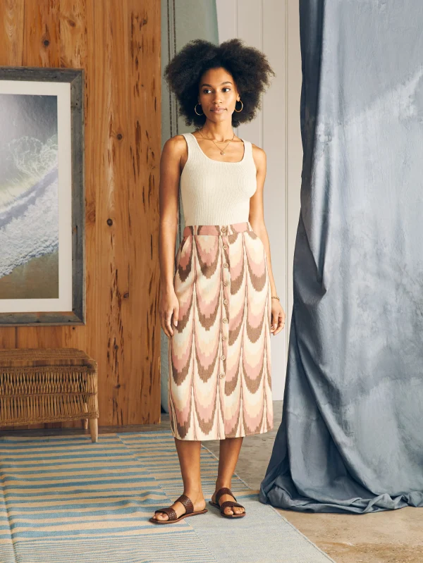 Shorts & Skirts | Faherty Brand Whitley Skirt - Desert Ikat