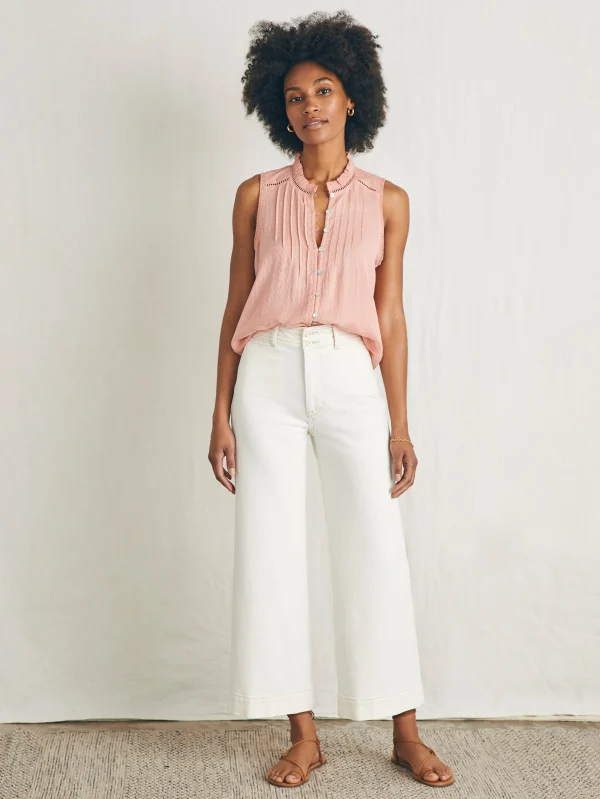 Shirts & Tops | Faherty Brand Willa Sleeveless Top - Rosette