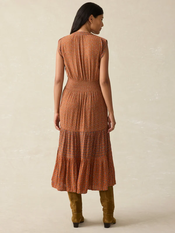 Dresses | Faherty Brand Woodstock Midi Dress - Chestnut Blossom