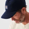 Hats | Faherty Brand Wool Baseball Hat - Navy Heather